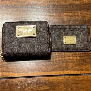 Michael Kors Small Wallet & Card Case